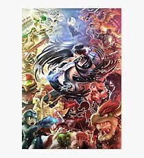 Smash 4 Bayonetta Reveal Illustration Photographic Print