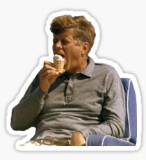 jfk ice cream Sticker