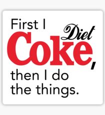 First I DC, then I do the Things Sticker