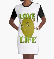 Shrek ist Liebe Shrek ist Leben. "Liebe und Leben" T-Shirt Kleid