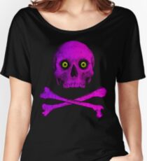 SKULL AND CROSSBONES Women's Relaxed Fit T-Shirt