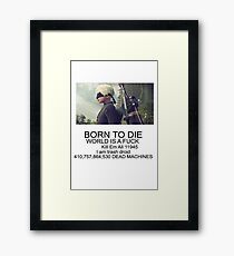 I AM TRASH DROID Framed Print
