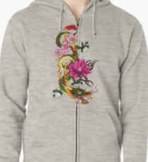 Chinese Dragon Zipped Hoodie