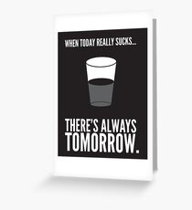 Half Full Greeting Card