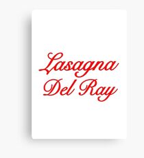 Lasagna Del Ray Canvas Print