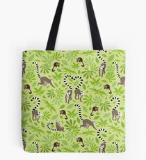 green lemur love Tote Bag