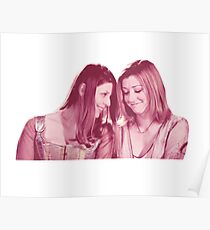 Willow & Tara - Pink Under Your Spell, Buffy the Vampire Slayer, BtVS, 90s, Joss Whedon, Sunnydale, LGBTQ, Gay Pride, Tara Maclay, Willow Rosenberg Poster