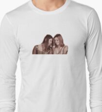 Willow & Tara - Sepia Under Your Spell, Buffy the Vampire Slayer, BtVS, 90s, Joss Whedon, Sunnydale, LGBTQ, Gay Pride, Tara Maclay, Willow Rosenberg Long Sleeve T-Shirt