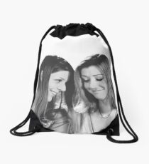Willow & Tara - B&W Under Your Spell, Buffy the Vampire Slayer, BtVS, 90s, Joss Whedon, Sunnydale, LGBTQ, Gay Pride, Tara Maclay, Willow Rosenberg Drawstring Bag