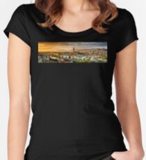 Sunset in Florence Women's Fitted Scoop T-Shirt