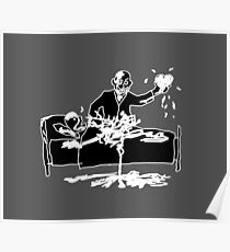 Buffy Hush The Gentlemen Drawing - Buffy the Vampire Slayer, BtVS, 90s, Joss Whedon, Giles, The Gentlemen, Willow, Xander, Anya, Giles Poster