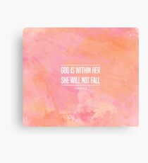 Christian Quote Canvas Print