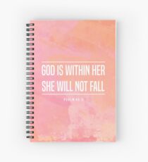 Christian Quote Spiral Notebook
