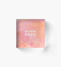 Christian Quote Acrylic Block