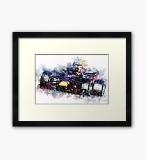 Daniel Ricciardo F1 2018 Gerahmtes Wandbild