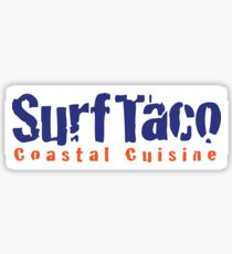 Surf Taco Costal Cuisine Sticker