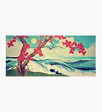Waking to the Wild and Beautiful Ocean of Dhin Photographic Print