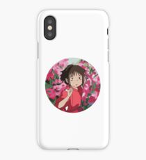 Chihiro running through the flowers iPhone Case