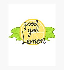 Good God, Lemon Photographic Print