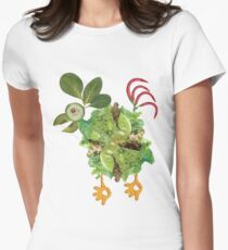 veggie chick Women's Fitted T-Shirt