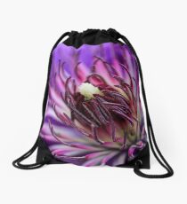 Flower macro Drawstring Bag