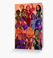 Like a Girl Greeting Card