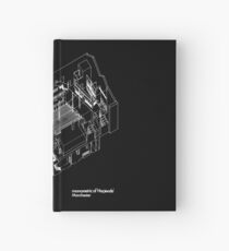 axonometric black 2 Hardcover Journal