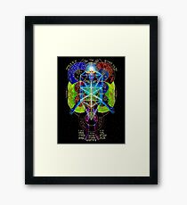 KABBALAH : Vintage Chart Print Framed Print