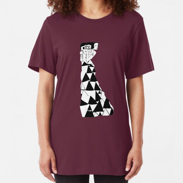 watching women -- klimt (colour) Slim Fit T-Shirt