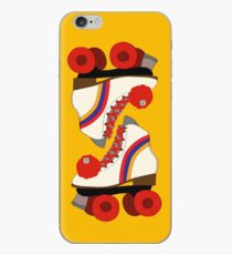 Gestreifter Rollschuh mit Pom Pom iPhone-Hülle & Cover