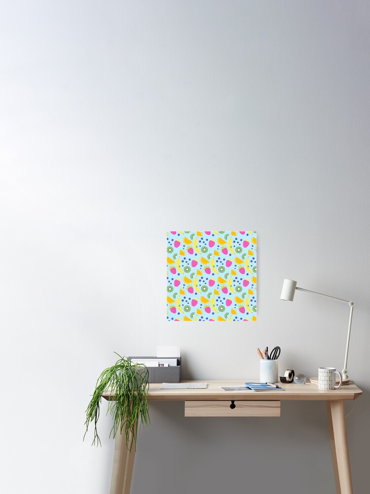 Fruit Salad Poster By Aisforanika Redbubble