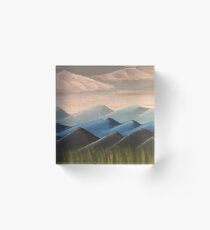 Rolling Hills Acrylic Block