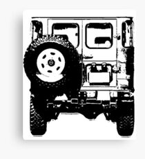 FJ40 Old School Land Cruiser Canvas Print