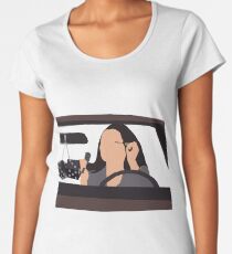 Fran in a car Women's Premium T-Shirt