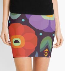 Flowerfully Folk Mini Skirt