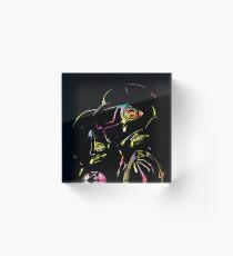 Daft Punk — Glowing Silhouette Type A Acrylic Block
