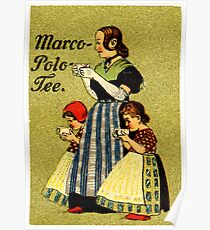 1915 Enjoy Marco Polo Tea Poster