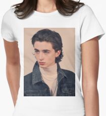 Timothee Chalamet Tailliertes T-Shirt