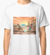 fighting videogame ninjas fight combat Classic T-Shirt