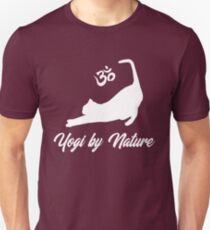 Yogi by Nature Shirt Katzen Liebhaber T-Shirt Slim Fit T-Shirt
