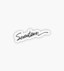 Siebzehn Sticker
