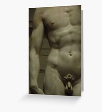 Michelangelo Study; Torso Greeting Card