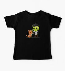 Doggy Playing Bone Baby Tee