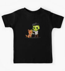 Doggy Playing Bone Kids Tee