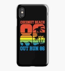 OUT RUN 86 - COCONUT BEACH - STAGE 1 iPhone Case