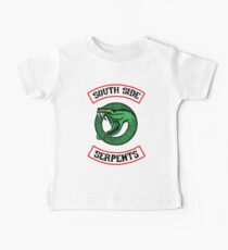 Riverdale Southside Schlangen inspiriert auf der Rückseite neues rundes Kreislogo Baby T-Shirt