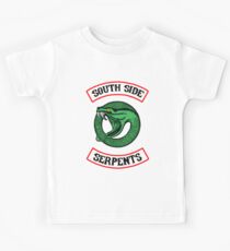Riverdale Southside Serpents inspired ON THE BACK new round circle logo Kids Tee