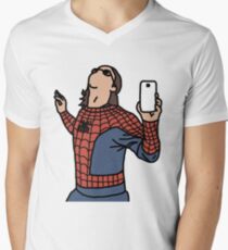 Camiseta para hombre de cuello en v Es miércoles, mis amigos