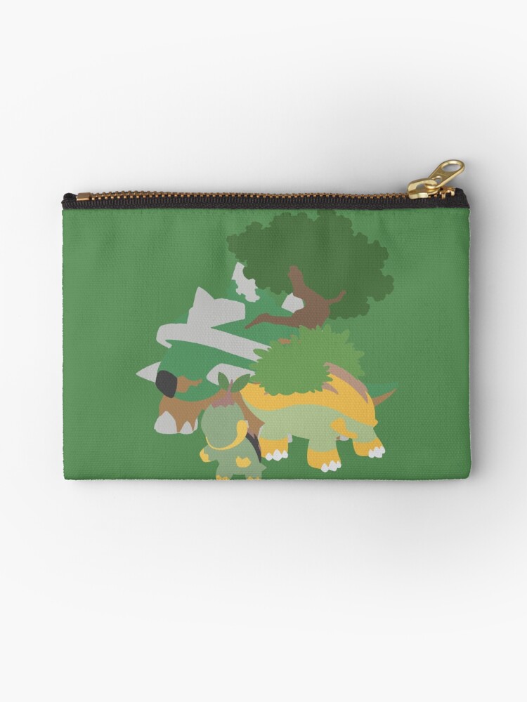 turtwig evolution studio pouches by zerokara redbubble