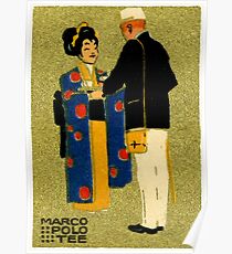 1915 Marco Polo Tea Poster